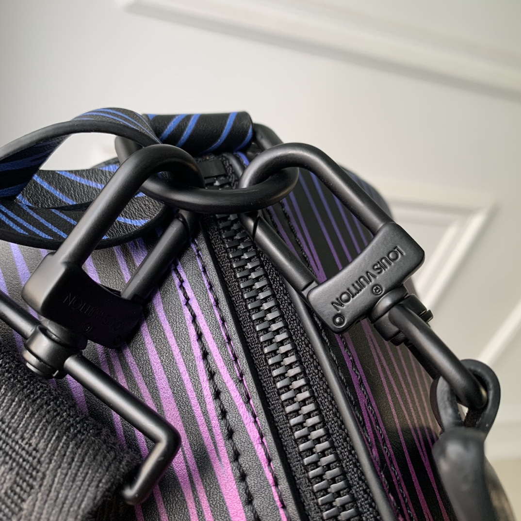 LV M23093 Louis Vuitton Soft Polochon Epi XL Leather Bag Gradient Electric Sun Multicolor