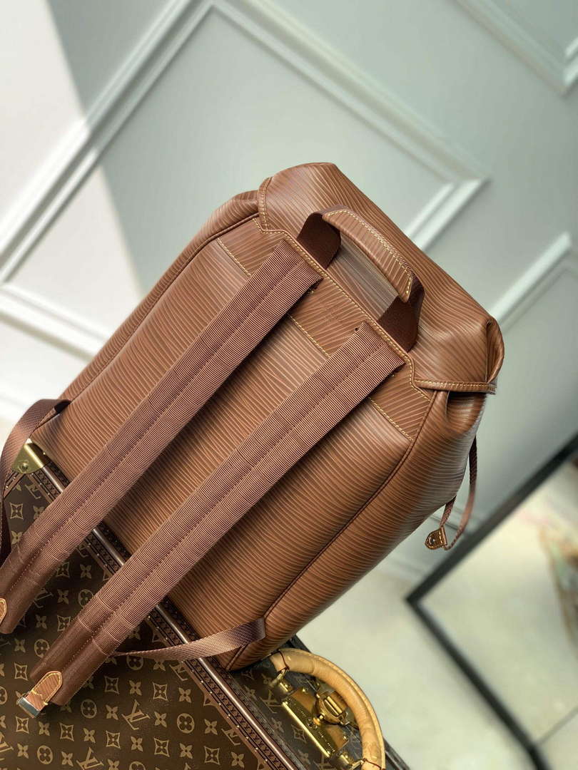 LV M23099 Louis Vuitton Montsouris Backpack Bag Cognac - Default Title - View 3