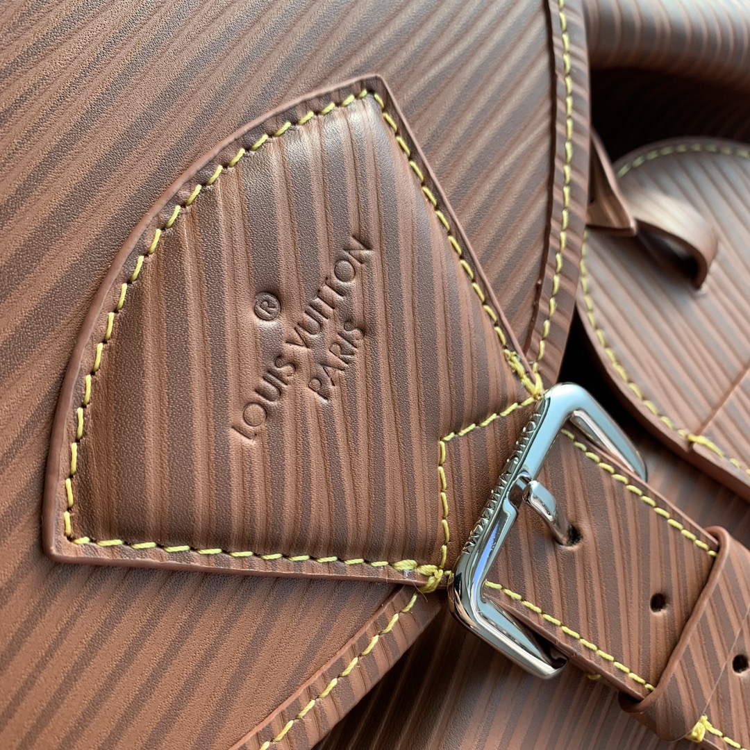 LV M23099 Louis Vuitton Montsouris Backpack Bag Cognac - Default Title - View 5