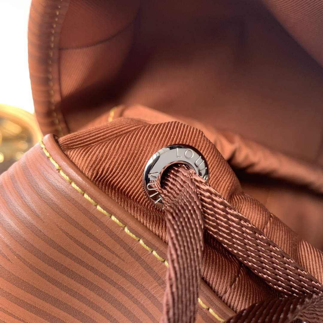 LV M23099 Louis Vuitton Montsouris Backpack Bag Cognac - Default Title - View 9