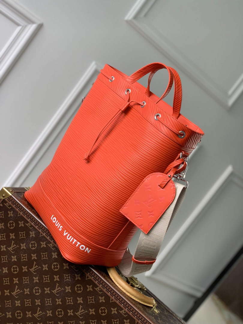 LV M23117 Louis Vuitton Maxi No¨¦ Sling Bag Orange