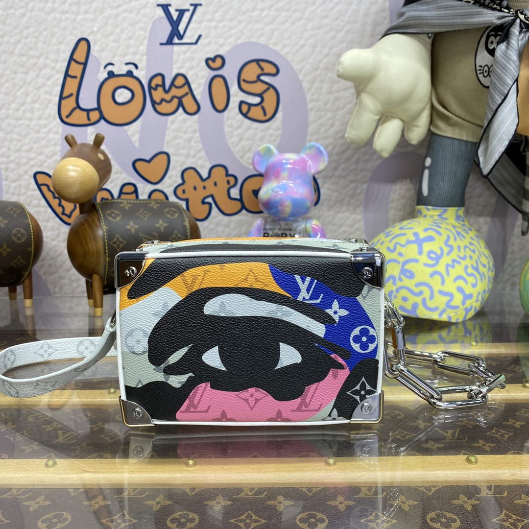 LV M23144 Louis Vuitton Mini Soft Trunk Bag Multicolor - Default Title - View 2