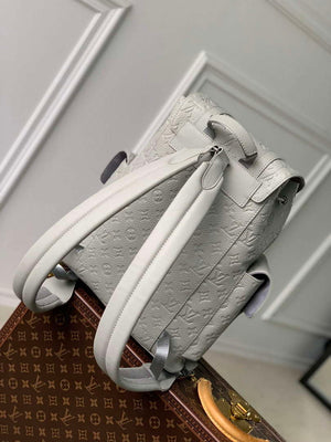LV M23146 Louis Vuitton Christopher PM Backpack Mineral Gray - Default Title - View 3