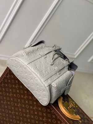 LV M23146 Louis Vuitton Christopher PM Backpack Mineral Gray - Default Title - View 4