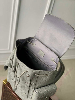 LV M23146 Louis Vuitton Christopher PM Backpack Mineral Gray - Default Title - View 7