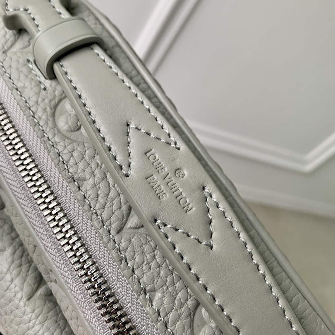 LV M23152 Louis Vuitton S-Lock Messenger City Bag Mineral Gray
