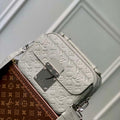LV M23152 Louis Vuitton S-Lock Messenger Bag Mineral Gray - Default Title - View 1