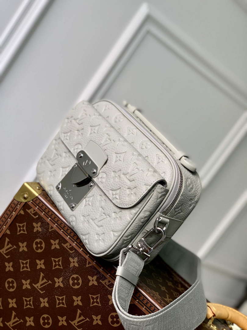 LV M23152 Louis Vuitton S-Lock Messenger Bag Mineral Gray - Default Title - View 2