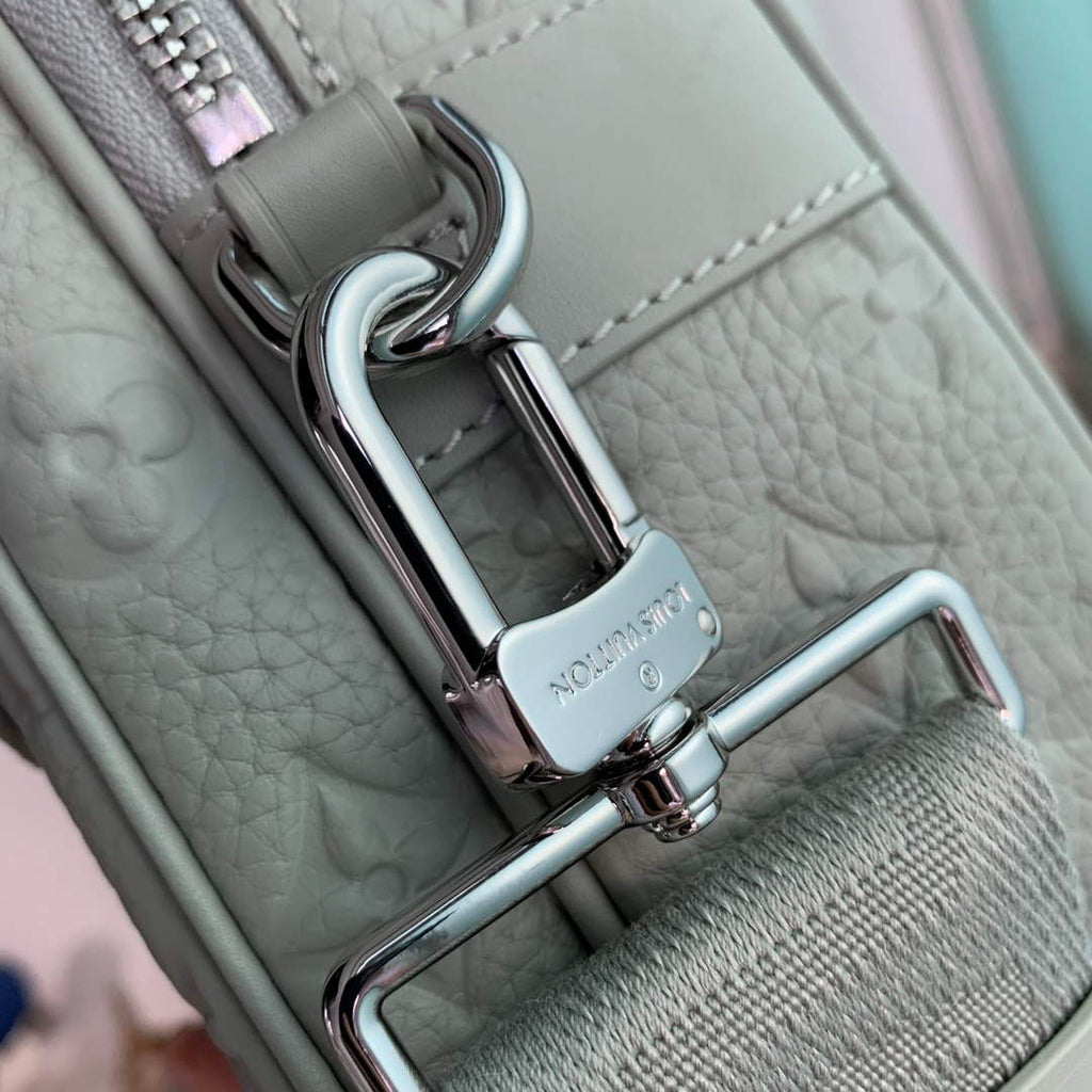 LV M23152 Louis Vuitton S-Lock Messenger Bag Mineral Gray