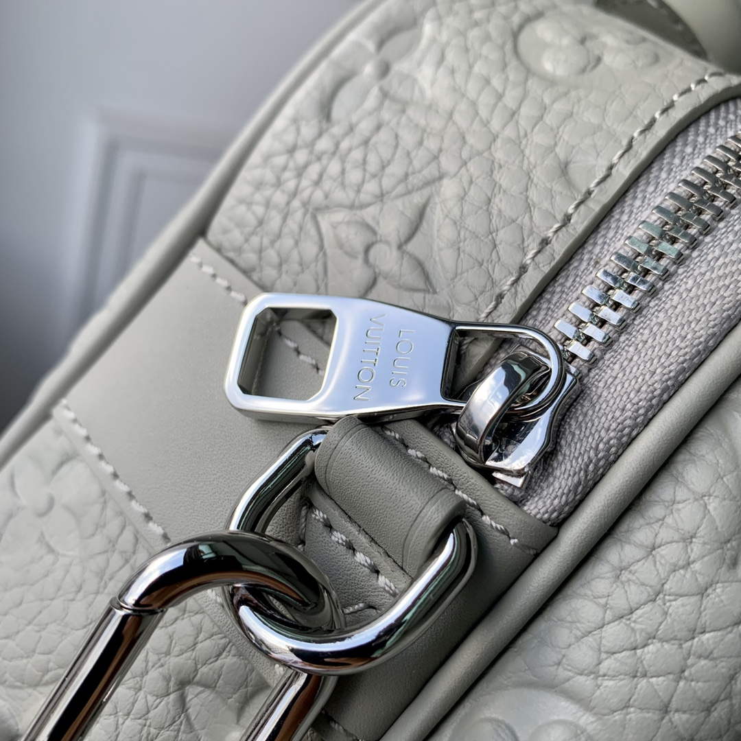 LV M23152 Louis Vuitton S-Lock Messenger Bag Mineral Gray