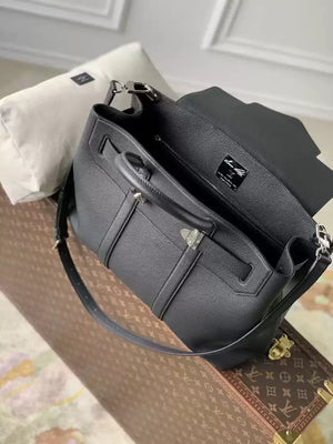 LV M23153 Louis Vuitton Georges Tote MM H30 Black - Default Title - View 9