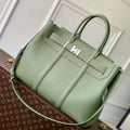 LV M23154 Louis Vuitton Georges Tote MM H30 Green - Default Title - View 1