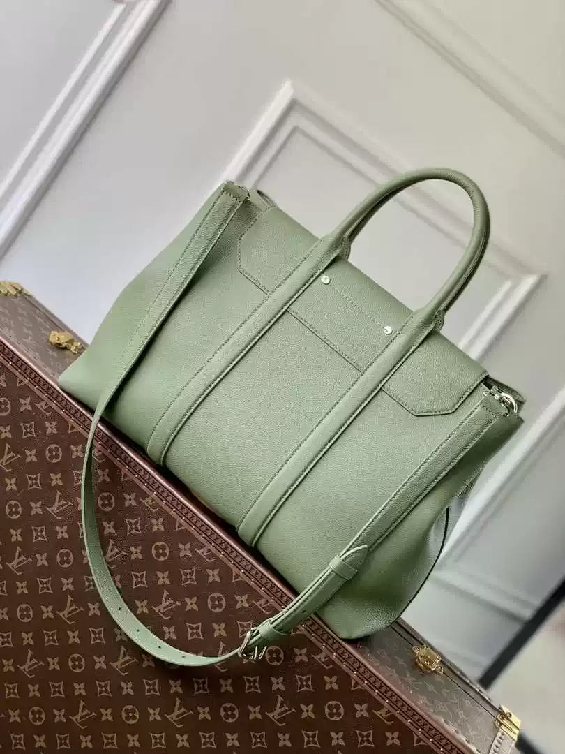 LV M23154 Louis Vuitton Georges Tote MM H30 Green