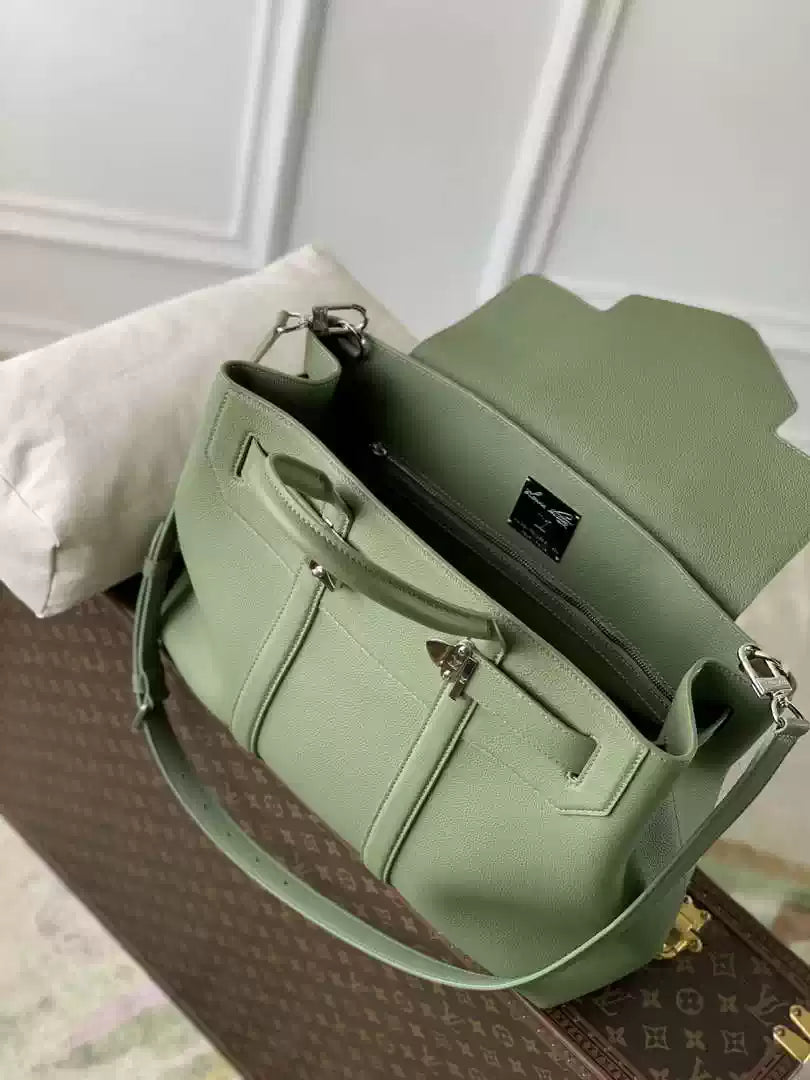 LV M23154 Louis Vuitton Georges Tote MM H30 Green