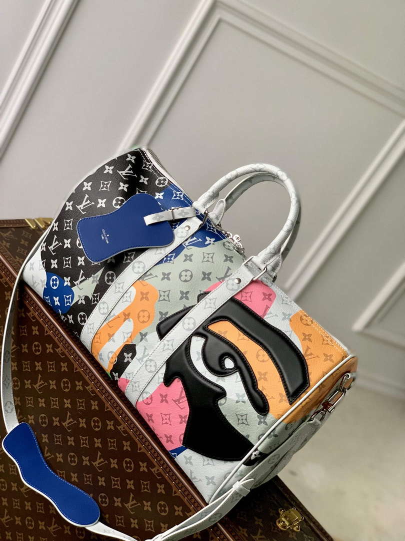 LV M23160 Louis Vuitton Keepall Bandouliere 45 Multicolor