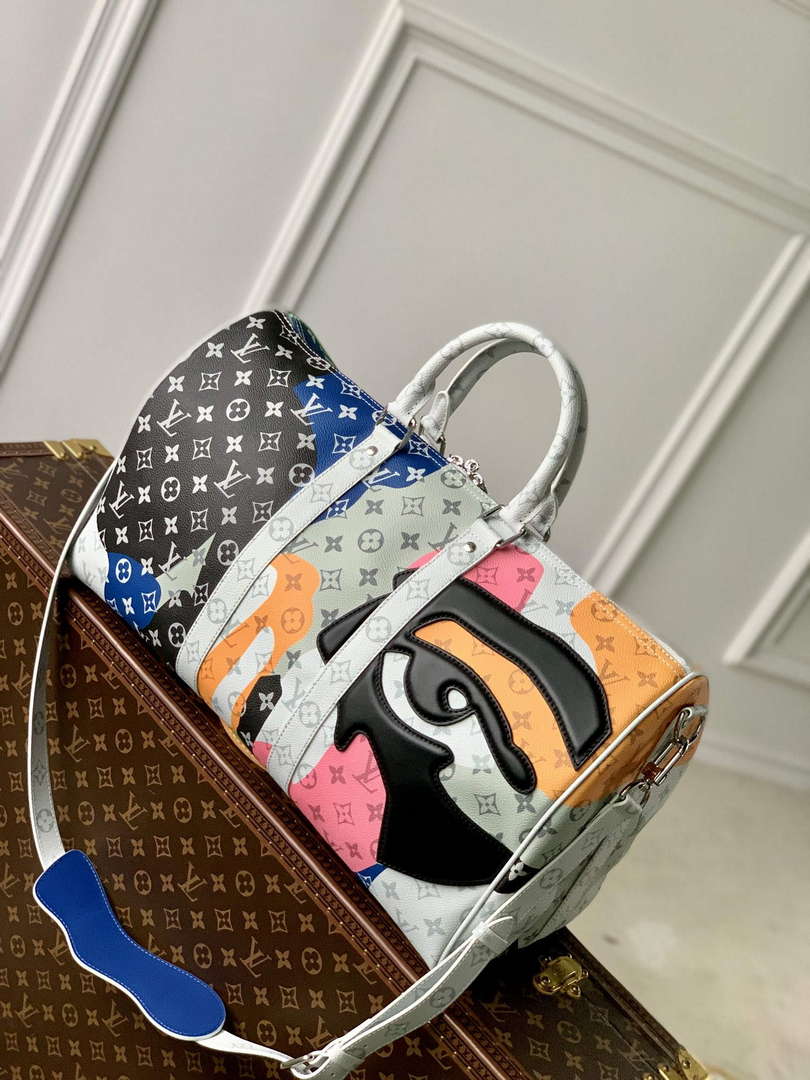LV M23160 Louis Vuitton Keepall Bandouliere 45 Multicolor