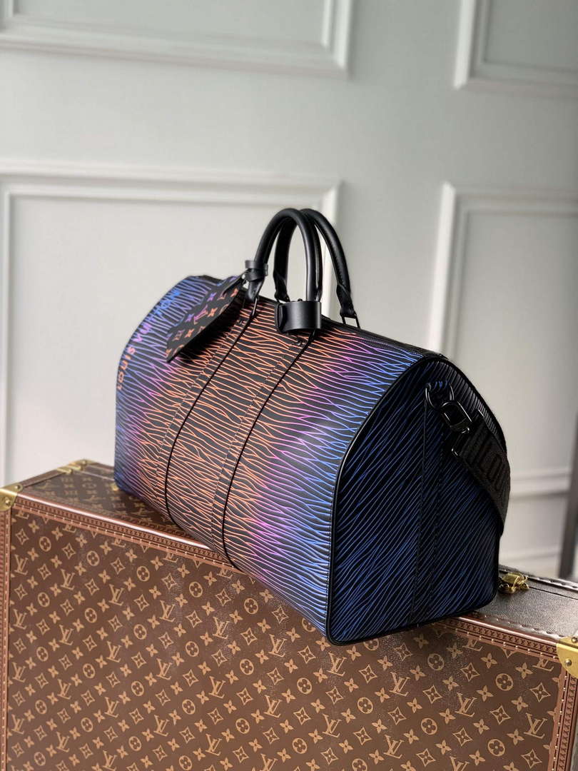 LV M23174 Louis Vuitton Keepall Bandouliere 50 Bag Gradient Electric Sun - Default Title - View 3