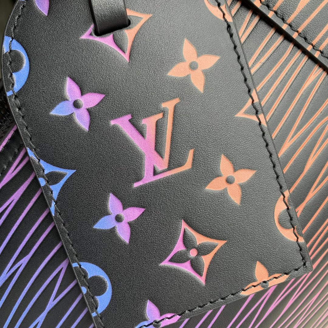 LV M23174 Louis Vuitton Keepall Bandouliere 50 Bag Gradient Electric Sun - Default Title - View 6