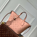 LV M23196 Louis Vuitton Blossom PM Mahina Tote Bag Pink - Default Title - View 1