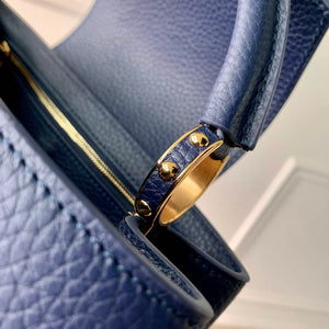 LV M23199 Louis Vuitton Capucines BB Handbag French Blue - Default Title - View 9
