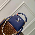 LV M23199 Louis Vuitton Capucines Mini Handbag French Blue - Default Title - View 1