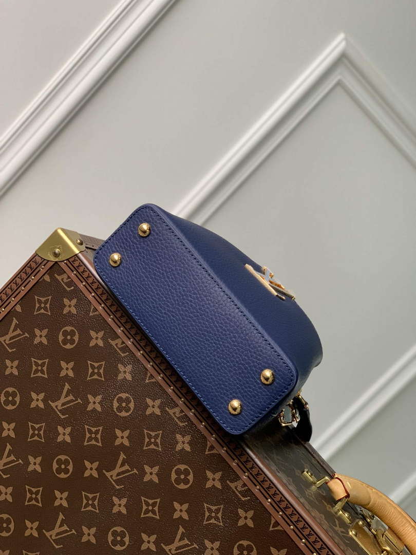LV M23199 Louis Vuitton Capucines Mini Handbag French Blue - Default Title - View 4