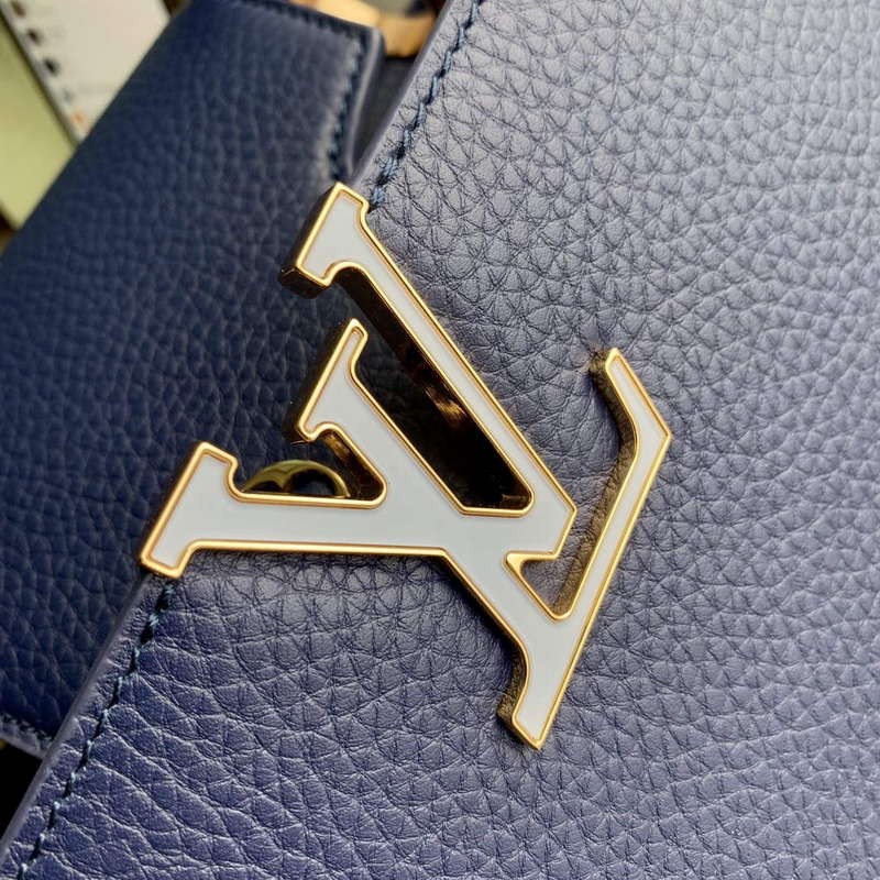 LV M23199 Louis Vuitton Capucines Mini Handbag French Blue - Default Title - View 5