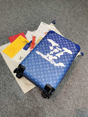 LV M23203 Louis Vuitton Horizon 55 Blue Monogram canvas M23202 - Default Title - View 5