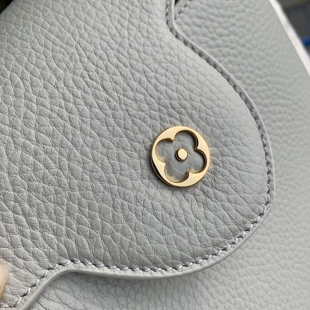 LV M23280 Louis Vuitton Capucines BB Handbag Ice Grey - Default Title - View 6