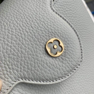 LV M23280 Louis Vuitton Capucines MM Handbag Ice Grey - Default Title - View 6