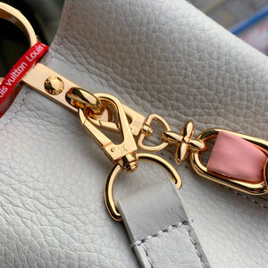 LV M23280 Louis Vuitton Capucines MM Handbag Ice Grey - Default Title - View 7