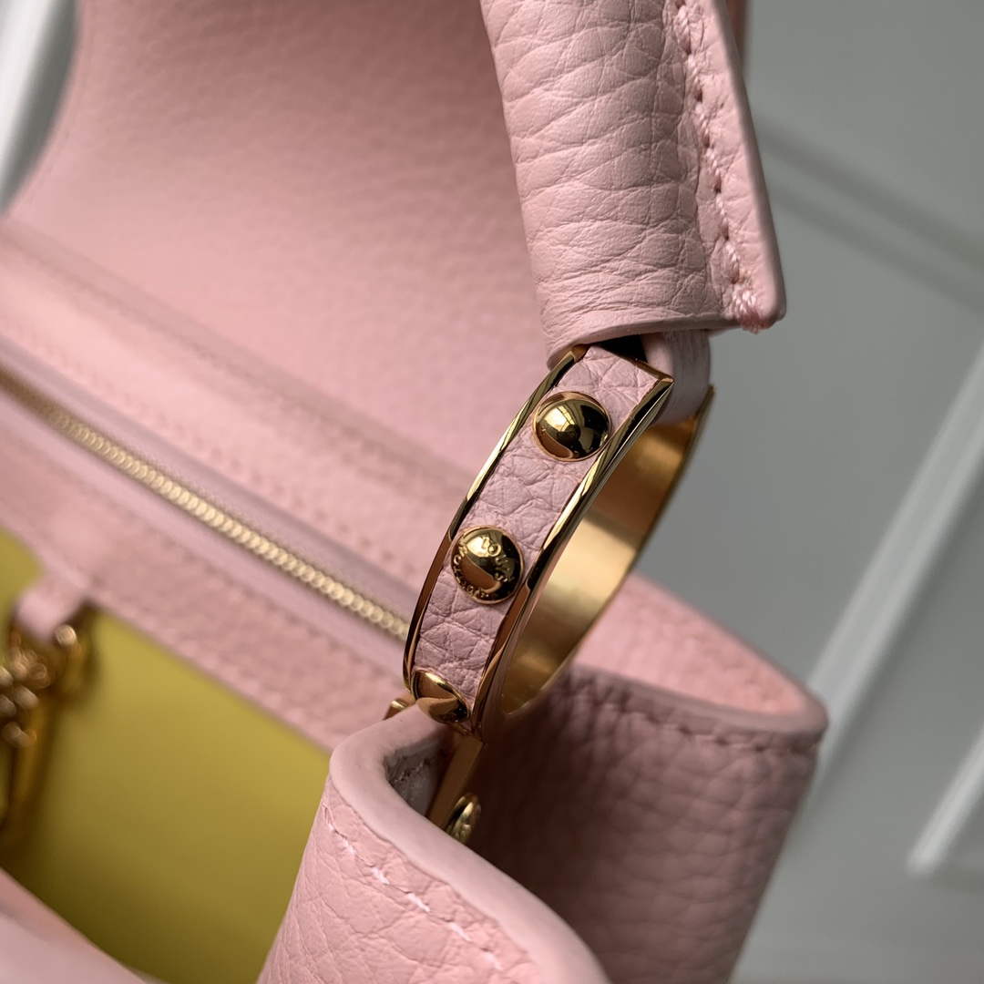 LV M23363 Louis Vuitton Capucines BB Handbag Jasmine Pink - Default Title - View 9