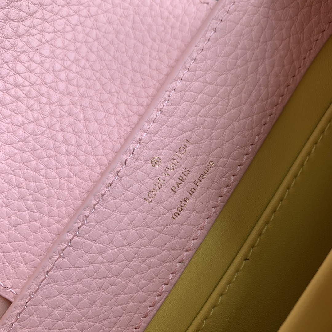 LV M23363 Louis Vuitton Capucines Mini Handbag Jasmine Pink - Default Title - View 9