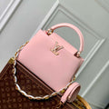 LV M23363 Louis Vuitton Capucines MM Handbag Jasmine Pink - Default Title - View 1