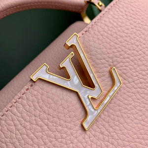 LV M23363 Louis Vuitton Capucines MM Handbag Jasmine Pink - Default Title - View 4