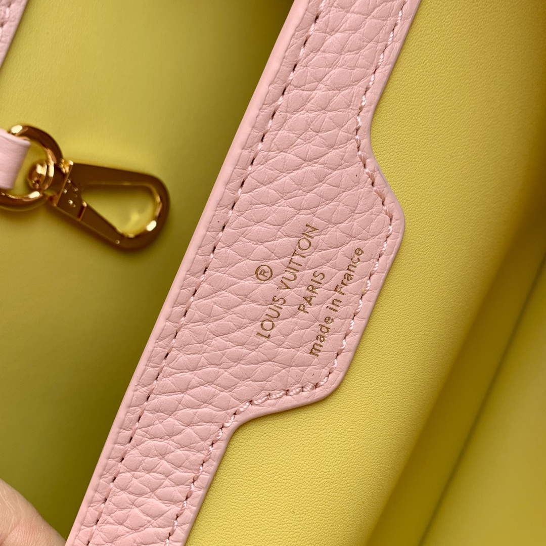 LV M23363 Louis Vuitton Capucines MM Handbag Jasmine Pink - Default Title - View 9