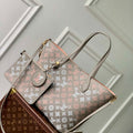 LV M23387 Louis Vuitton Blossom MM Tote Bag Gray - Default Title - View 1
