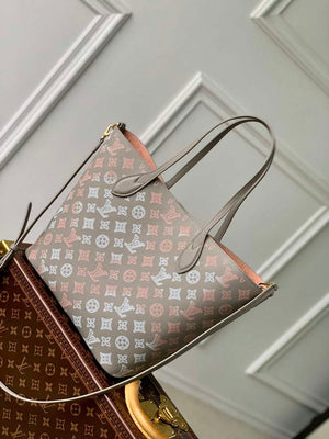 LV M23387 Louis Vuitton Blossom MM Tote Bag Gray - Default Title - View 3