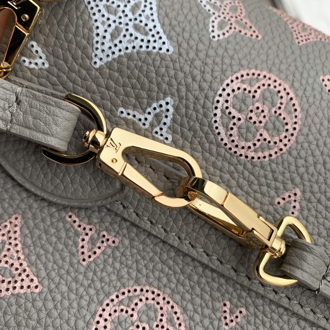 LV M23387 Louis Vuitton Blossom MM Tote Bag Gray - Default Title - View 6
