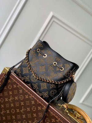 LV M23392 Louis Vuitton Bella Bucket Bag Black - Default Title - View 1