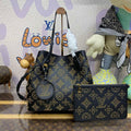 LV M23393 Louis Vuitton Blossom PM Tote Bag Black - Default Title - View 1