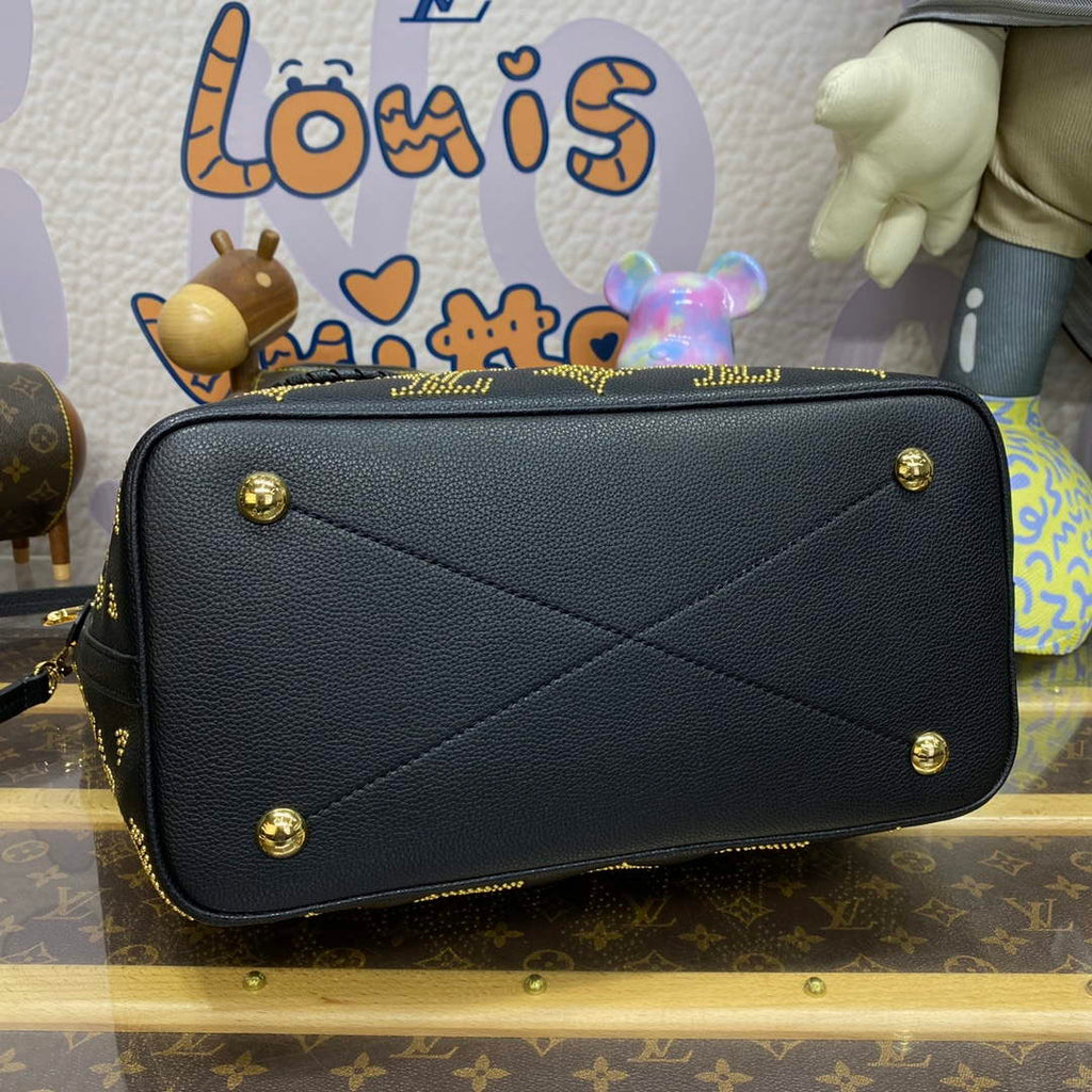 LV M23393 Louis Vuitton Blossom PM Tote Bag Black