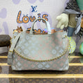 LV M23395 Louis Vuitton Bella Tote Bag Gray - Default Title - View 1