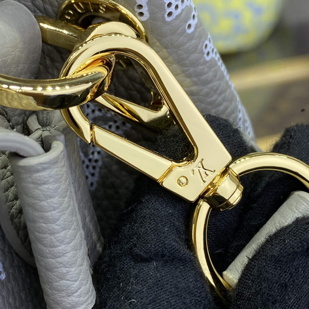 LV M23395 Louis Vuitton Bella Tote Bag Gray - Default Title - View 7