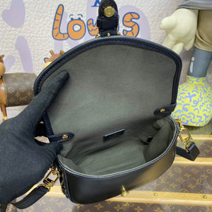LV M23469 Louis Vuitton Saumur BB Saddle Bag Black - Default Title - View 9