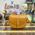 LV M23471 Louis Vuitton Saumur BB Saddle Bag Safran Brown - Default Title - View 1