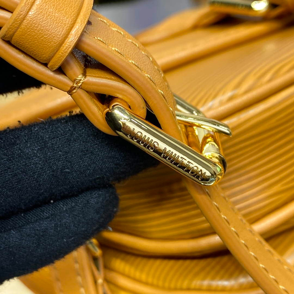 LV M23471 Louis Vuitton Saumur BB Saddle Bag Safran Brown