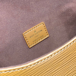 LV M23471 Louis Vuitton Saumur BB Saddle Bag Safran Brown - Default Title - View 8