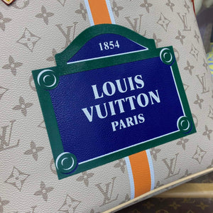 LV M23501 Louis Vuitton Neverfull MM Tote Bag Beige/Ochre - Default Title - View 5