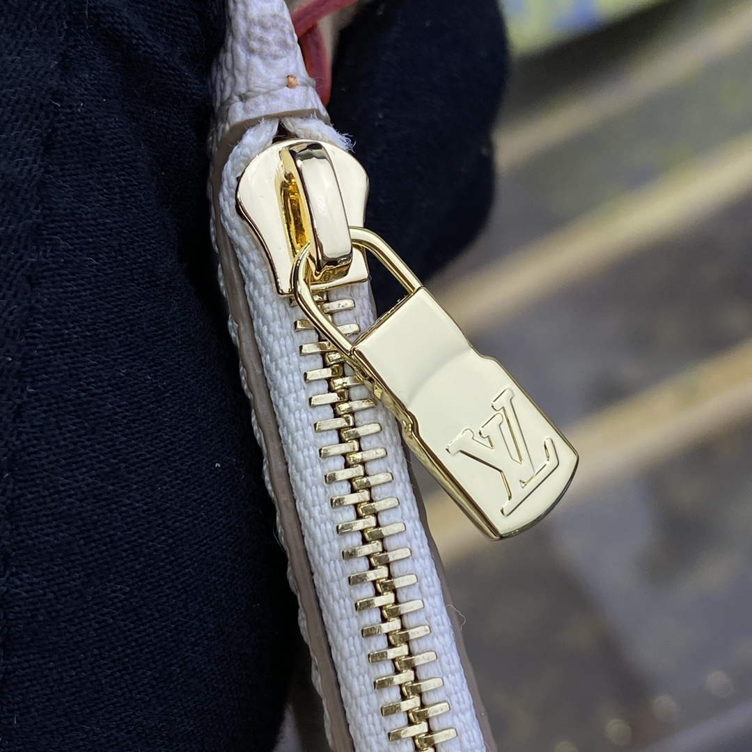LV M23501 Louis Vuitton Neverfull MM Tote Bag Beige/Ochre - Default Title - View 7